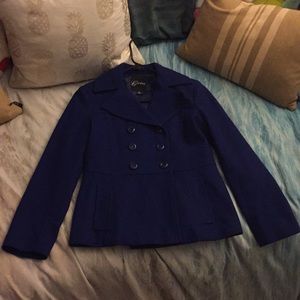 Royal Blue Guess Peacoat Size S